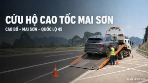 Xe cứu hộ cao tốc Mai Sơn Cao Bồ Quốc lộ 45