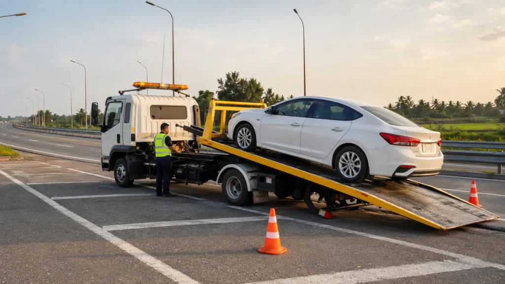 Xe cứu hộ cao tốc Tiền Giang 24/7